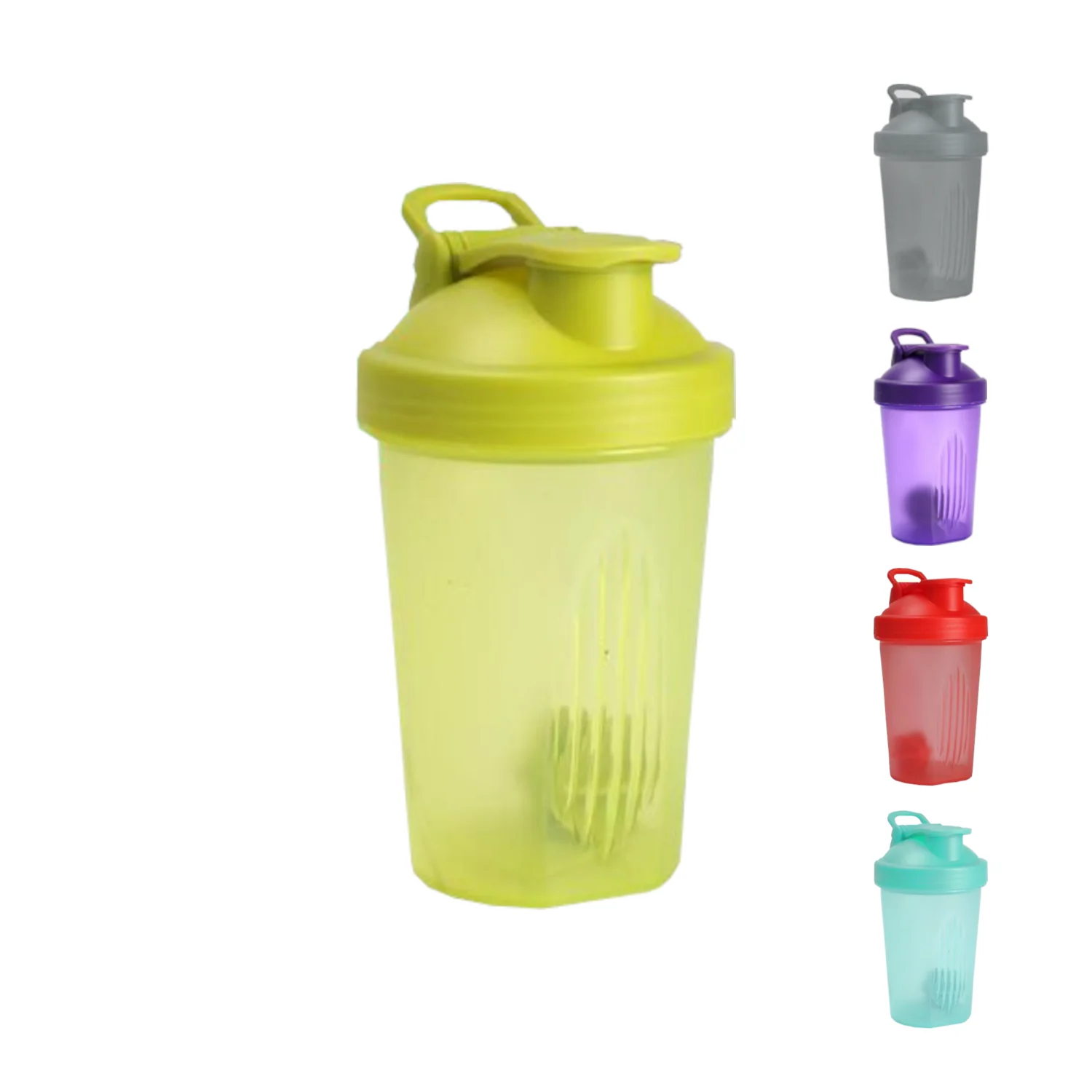 Home Universal® Botella Shaker 400ml con Mixball – Agitadora para Proteínas en Polvo, Sin Fugas, Plástico Resistente con Tapa, Ideal para Fitness, Gimnasio y Deportes - Imagen 4