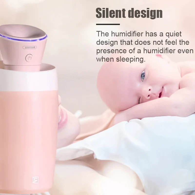REMAX Humidificador Con Luz LED, Difusor Aromaterapia, Humidificador Ultrasónico, Conexión De USB, Para Viaje/Oficina/Hogar/Coche - Imagen 6