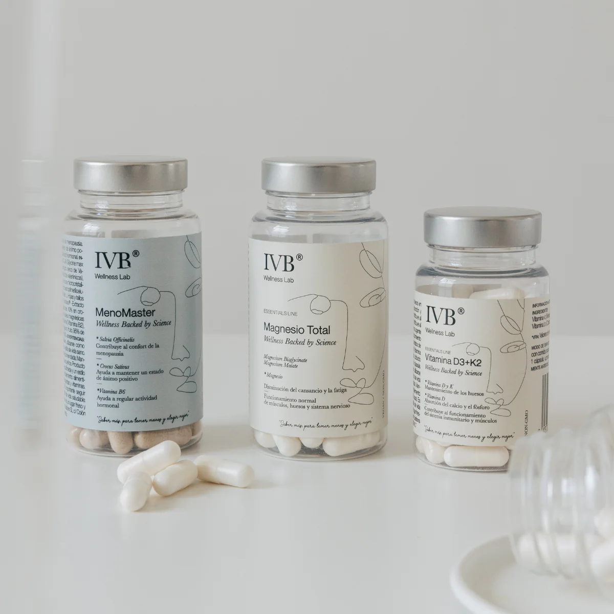 - IVB Magnesio Total. Salud muscular, psicológica, ósea y síntesis proteica normal, 180 caps. - Imagen 4