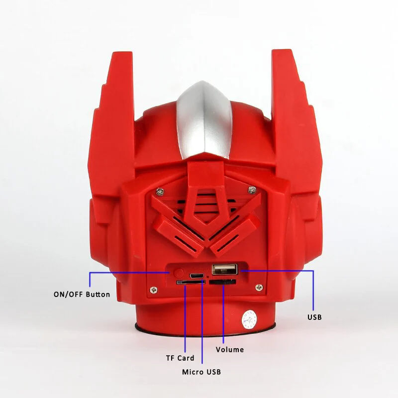 Altavoz Bluetooth CH-M27 Con Forma De Transformers, Altavoz Pequeño, Para Casa/Al Aire Libre, Altavoz Con Radio,USB,TF - Imagen 6