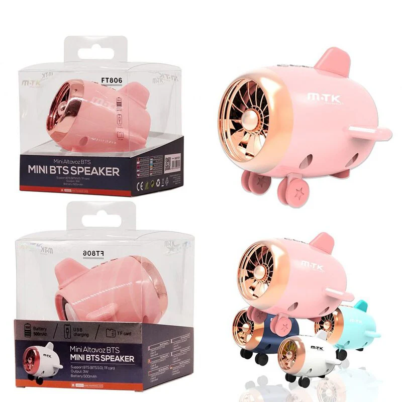 Altavoz Bluetooth FT806, Mini Altavoz Portátil, Con Forma De Avión, Para Casa/Oficina/Al Aire Libre, TF, Mano Libre - Imagen 6