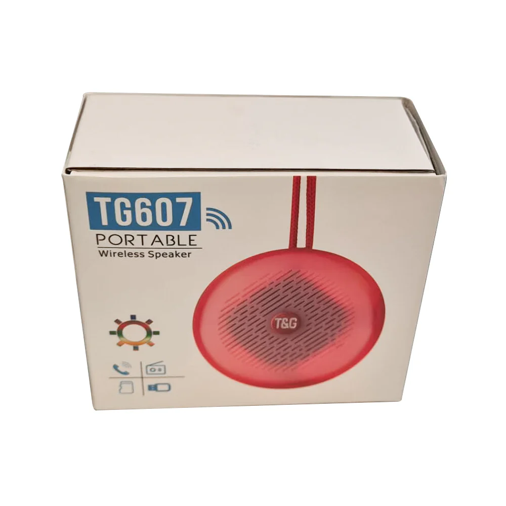 Altavoz bluetooth HIFI portátil, altavoces bluetooth potentes, mini altavoz bluetooth con Radio FM, luz LED, puerto de tarjeta TF - Imagen 6