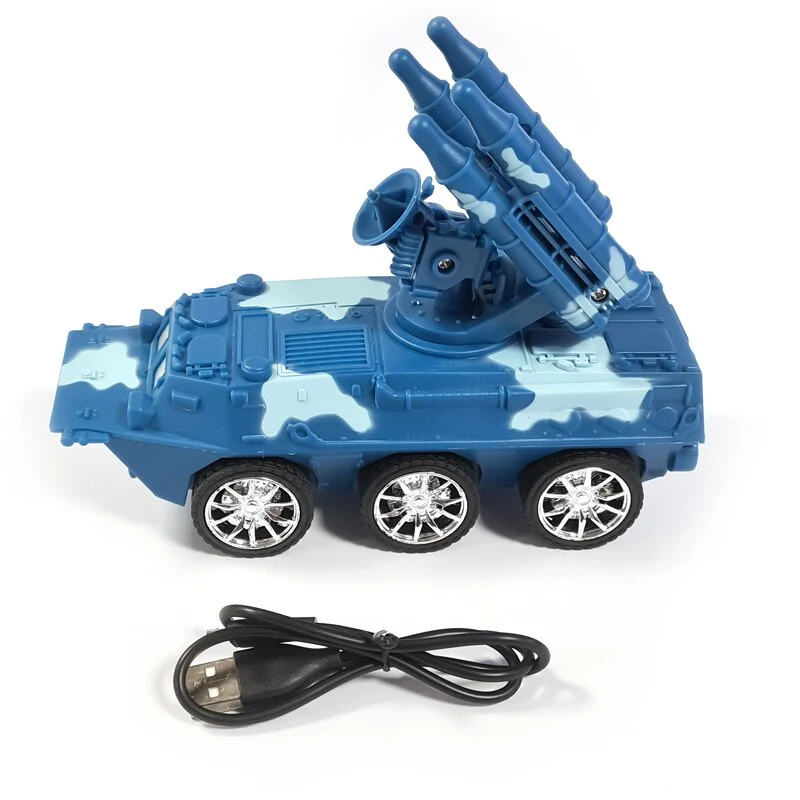 Altavoz Bluetooth CH-M36 Con Forma De Tanque, Con Luces, Para Casa/Al Aire Libre, Altavoz Con Radio, USB, TF - Imagen 6