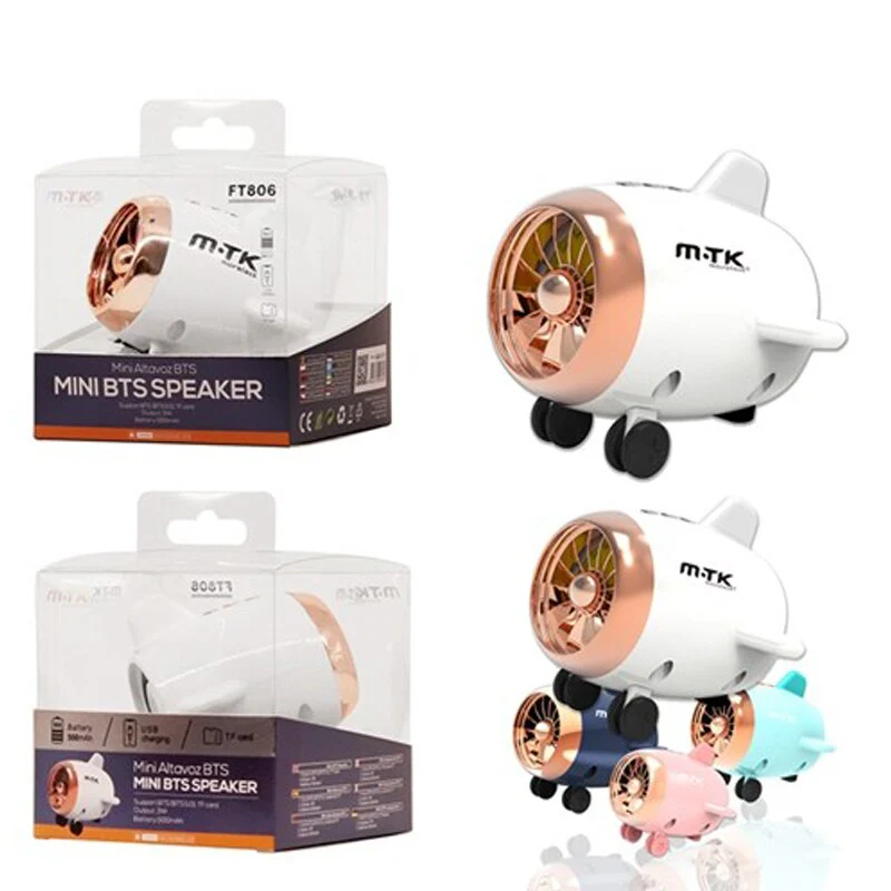 Altavoz Bluetooth FT806, Mini Altavoz Portátil, Con Forma De Avión, Para Casa/Oficina/Al Aire Libre, TF, Mano Libre - Imagen 8