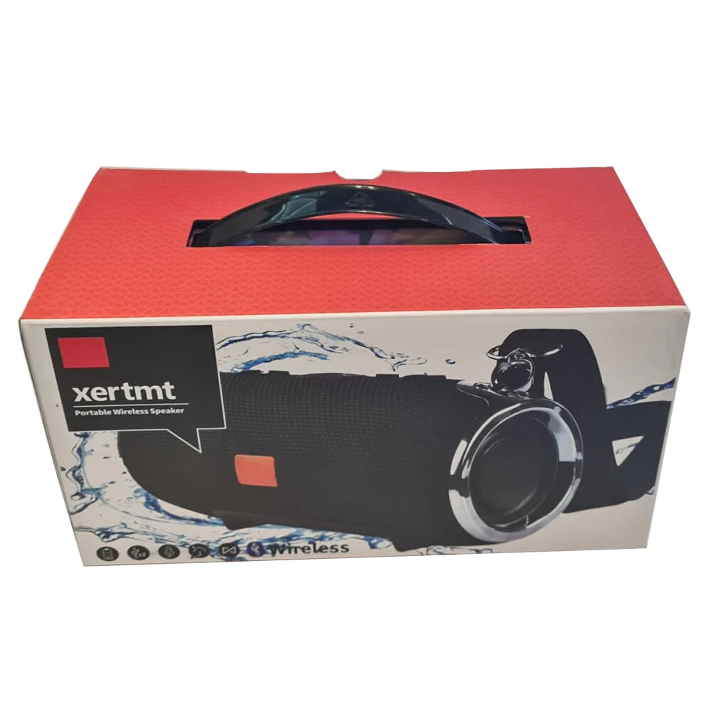 Altavoz inalámbrico portátil con Bluetooth, radio FM, TF y AUX de reproducción con sonido de alta fidelidad - Imagen 7