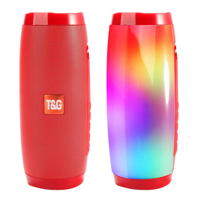 TG-157 Altavoz Bluetooth Portátil con Luz, Recargable USB Altavoces Bluetooth Potentes apoya Tarjeta TF/Pen-drive Altavoz Estéreo - Imagen 9