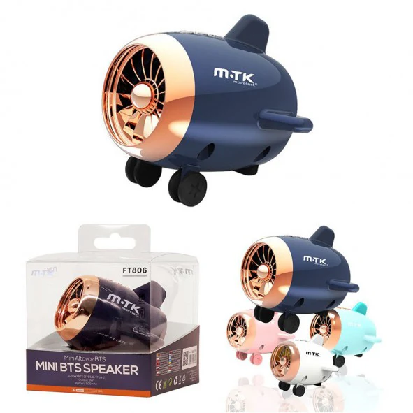 Altavoz Bluetooth FT806, Mini Altavoz Portátil, Con Forma De Avión, Para Casa/Oficina/Al Aire Libre, TF, Mano Libre