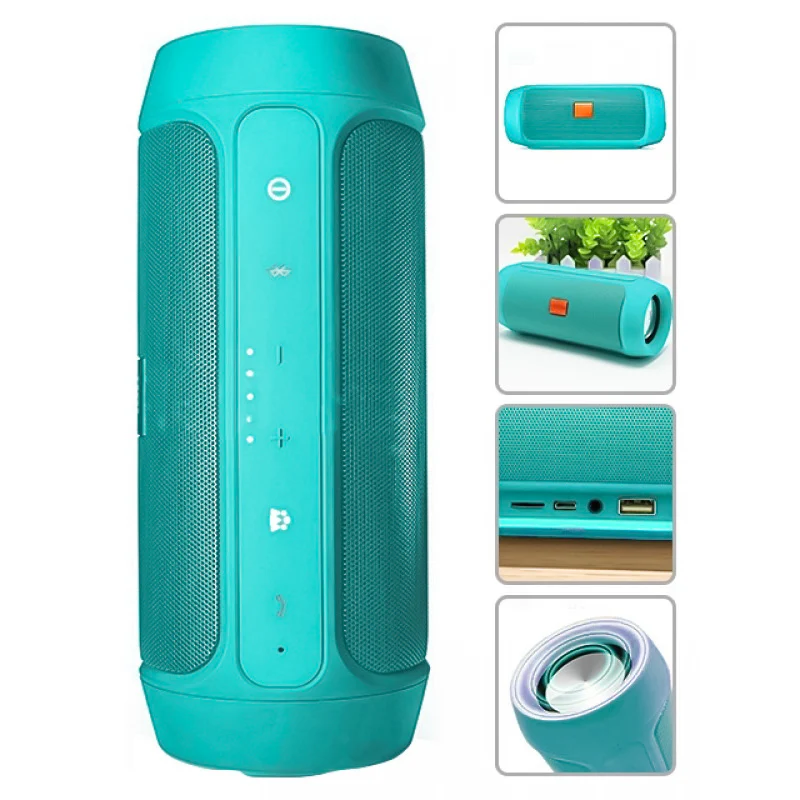 Altavoz de Bajo portátil 15W,inalámbrico por Bluetooth, reproductor de música, con sistema de sonido, Radio FM, Altavoz con micrófono