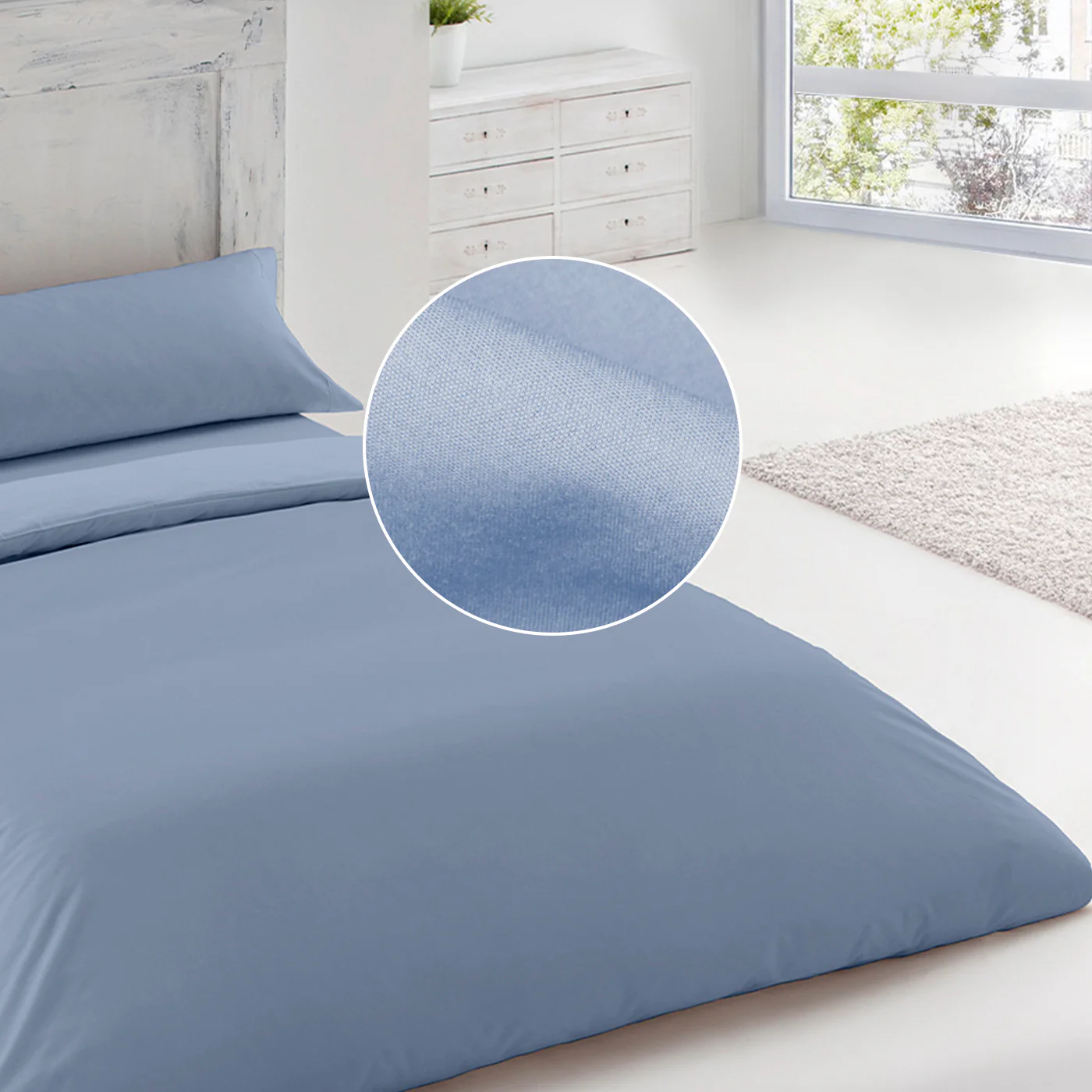 Juego de Funda Nórdica 3 Piezas- Azul - Imagen 2