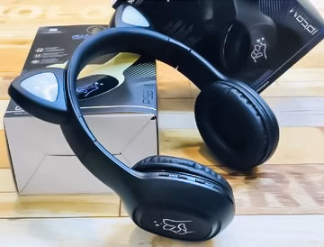 Auricular Con Orejas De Gato P58M, Bluetooth 5.0,Casco Con Luces LED, Con Micrófono Para Mano Libre, Puerto Para Tarjeta SD - Imagen 7