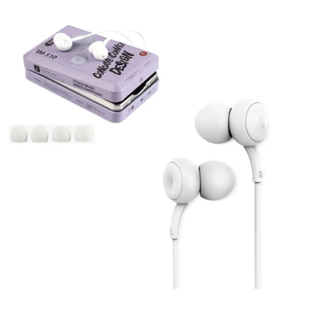 Auriculares in-Ear Remax RM510 con cable de 3,5mm micrófono super Bass y control de volumen, audífonos internos con aislamiento de ruido - Imagen 9