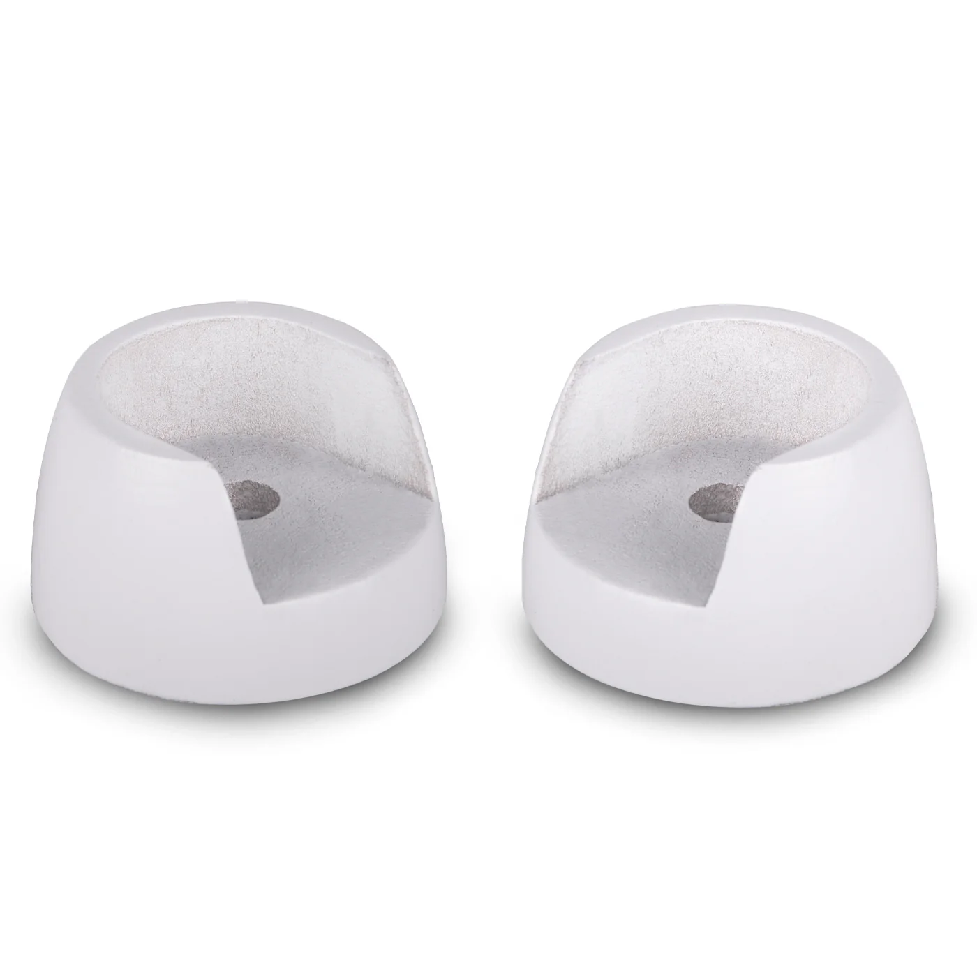 Soporte para Barra de Cortina Entre Paredes de Madera, 2unidades- Blanco