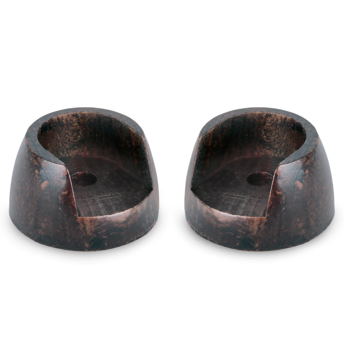 Soporte para Barra de Cortina Entre Paredes de Madera, 2unidades- Marrón