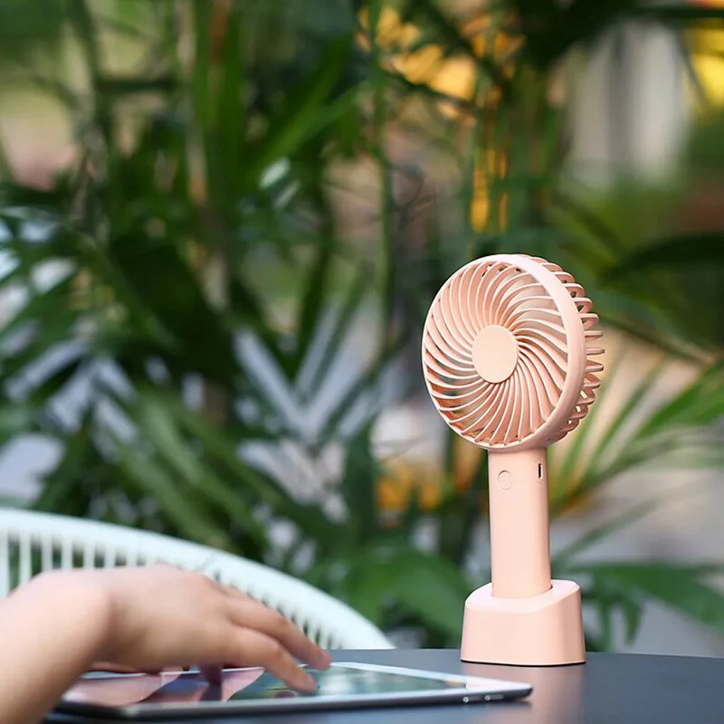 Remax RT-EM17 Mini Ventilador Batería Recargable, Silencioso Para El Hogar/Escritorio, Portátil, Carga Inalámbrica - Imagen 3