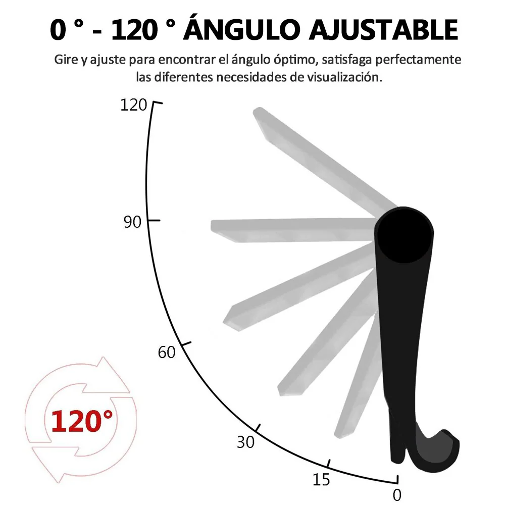 Soporte plegable de escritorio para teléfono inteligente, Soporte móvil Soporte para tableta para escritorio phone holder - Imagen 3