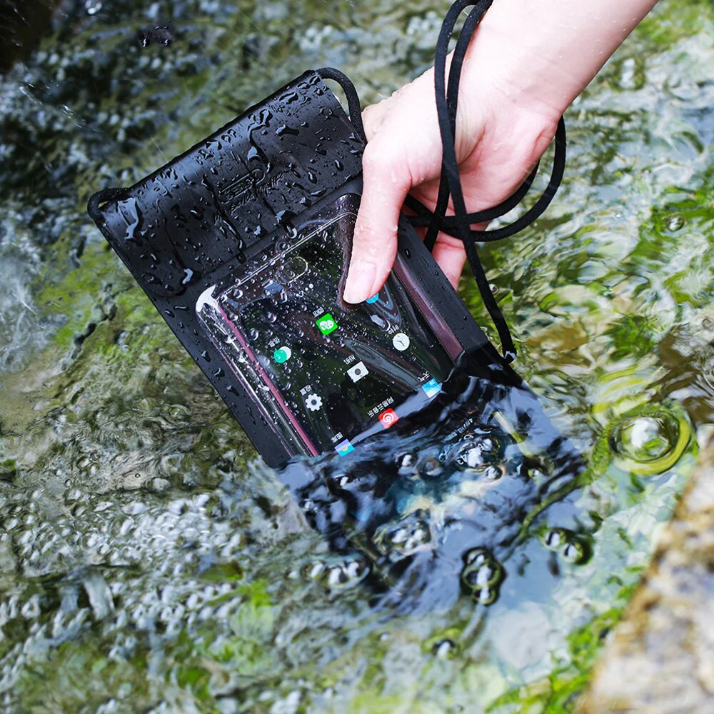 REMAX RT-W3 Bolsa Impermeable para Móvil, Bolsas de Buceo para Móviles de Tamaño Hasta 6.5 Pulgadas, Funda Sumergible con Cuerda - Imagen 5