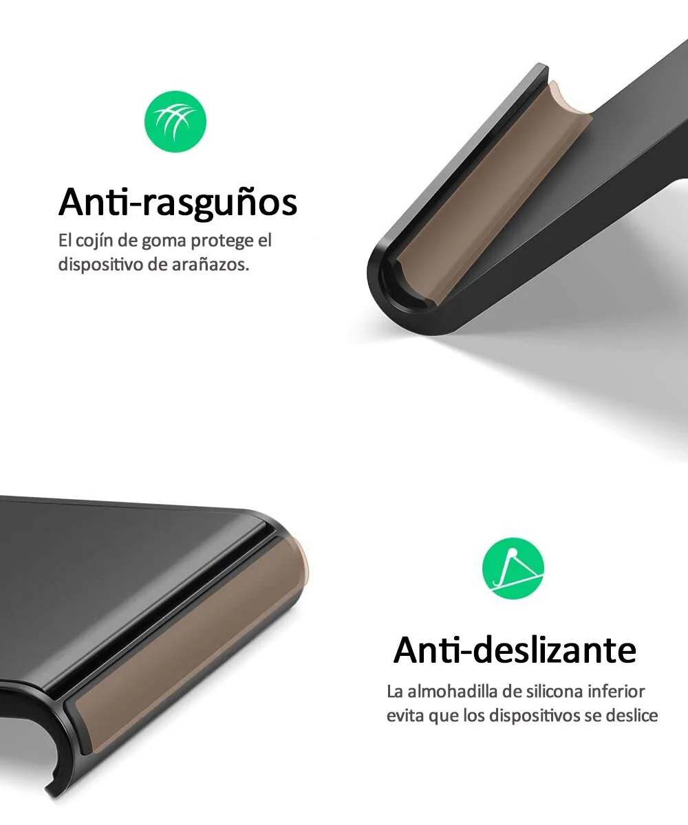 Soporte plegable de escritorio para teléfono inteligente, Soporte móvil Soporte para tableta para escritorio phone holder - Imagen 5