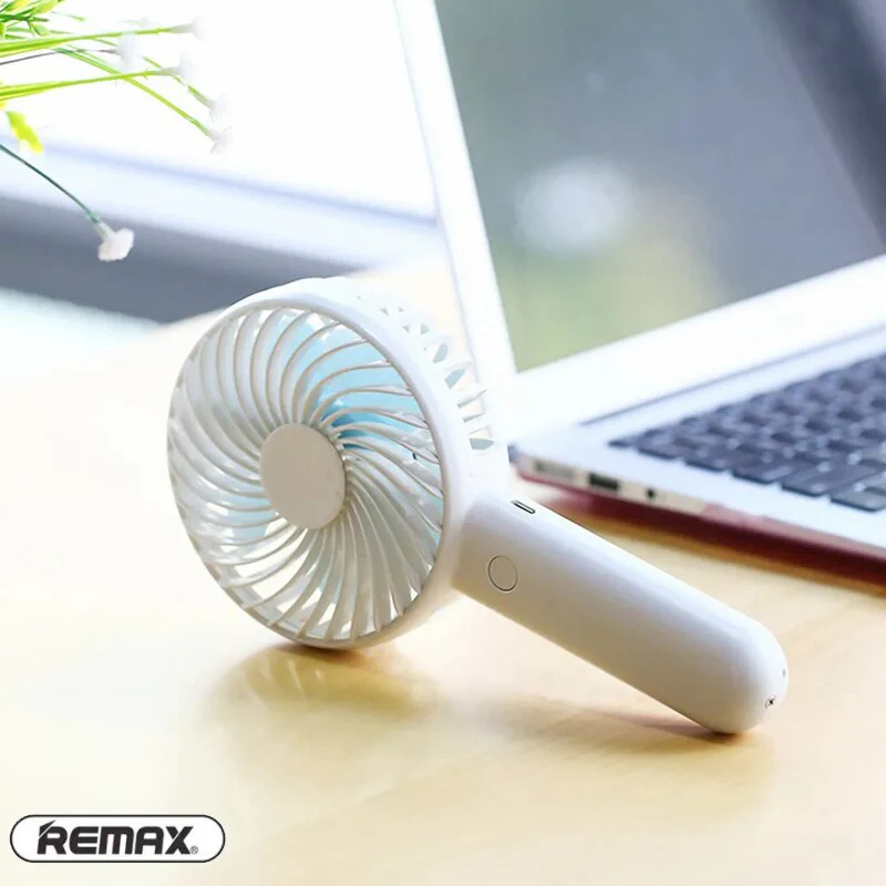 Remax RT-EM17 Mini Ventilador Batería Recargable, Silencioso Para El Hogar/Escritorio, Portátil, Carga Inalámbrica - Imagen 6