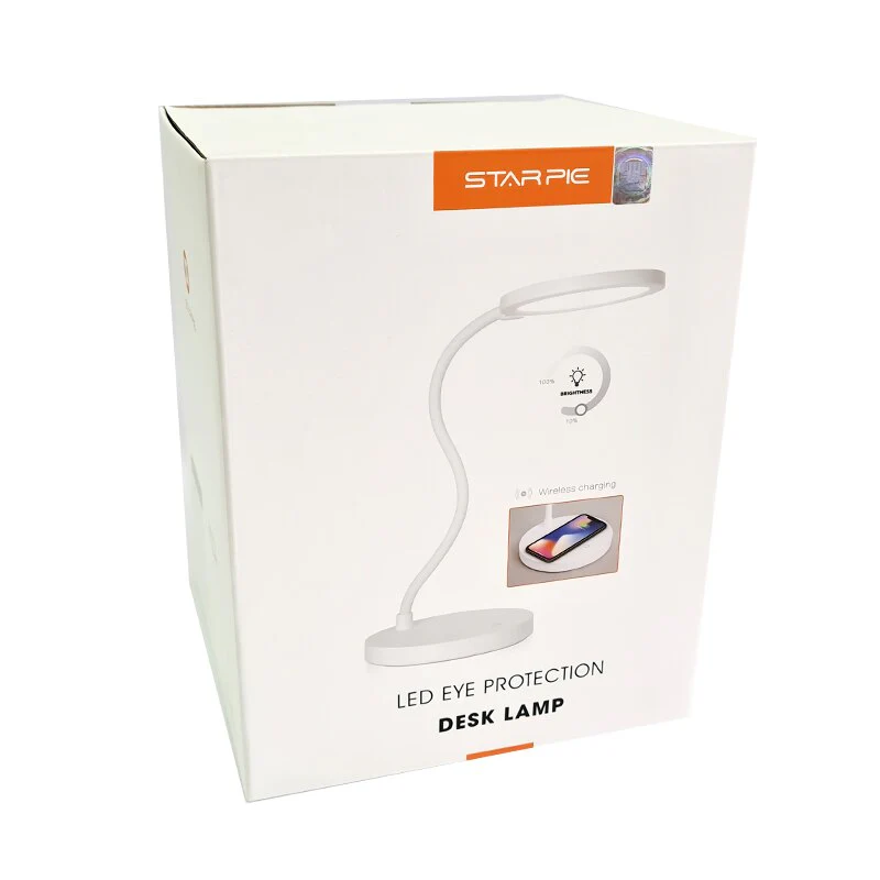 Lámpara De Mesa LED Con Cargador Inalámbrico, Intensidad Ajustable, Con Protección Ocular, Para Escritorio, Flexible-338 - Imagen 6