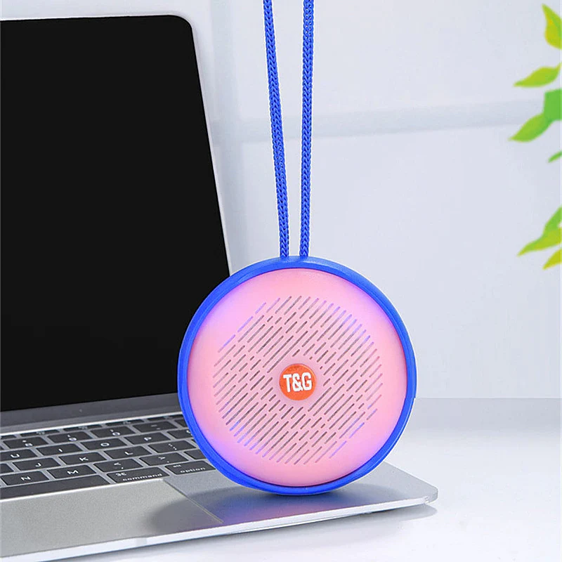 Altavoz bluetooth HIFI portátil, altavoces bluetooth potentes, mini altavoz bluetooth con Radio FM, luz LED, puerto de tarjeta TF - Imagen 2