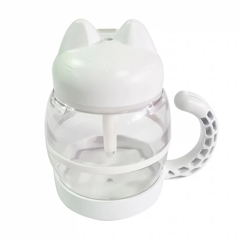 Humidificador 200 ml Con Forma De Gato, Con Luz Nocturna LED, Difusor Aromaterapia, Conexión De USB, Para Oficina/Hogar - Imagen 3