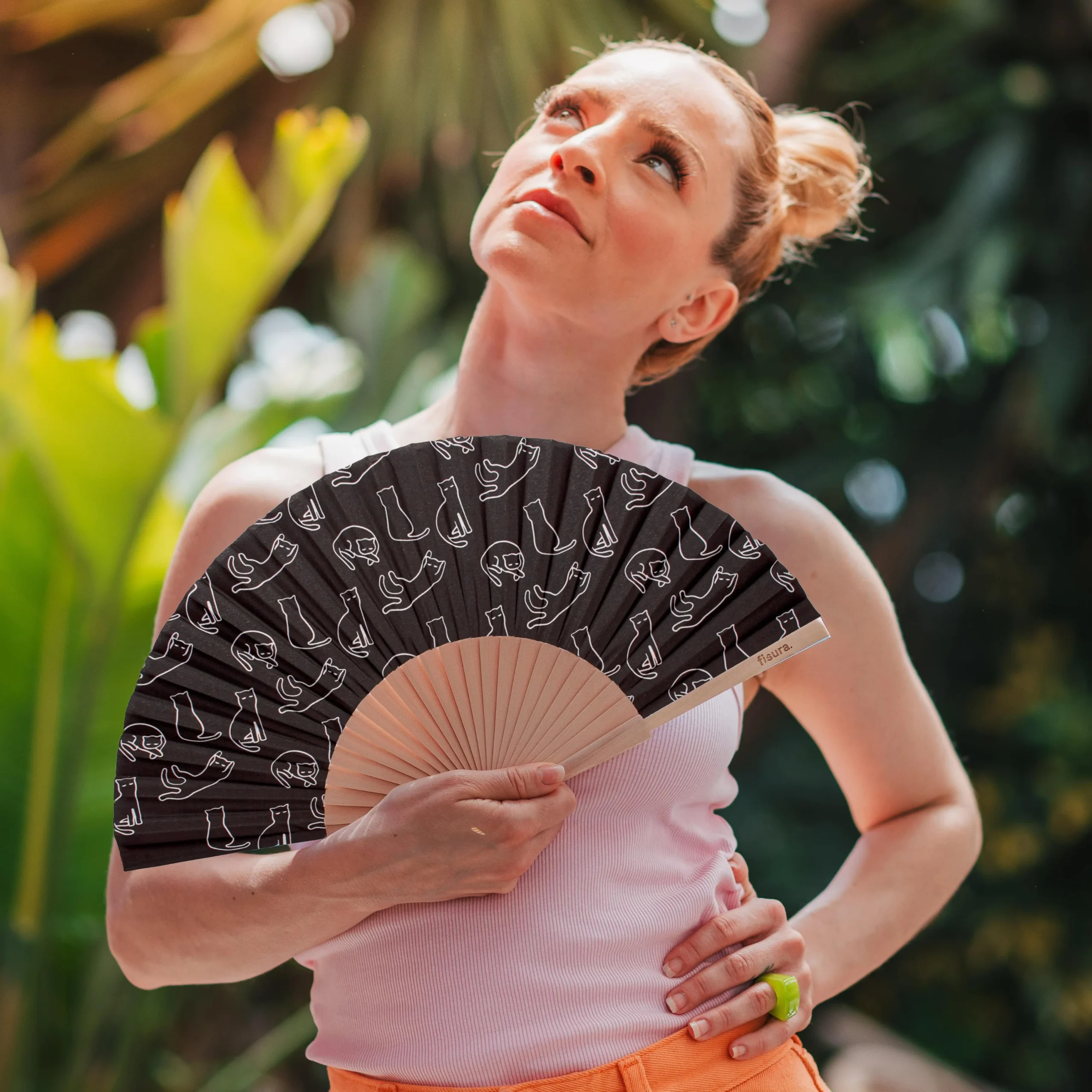 Abanico "Gatos" - Imagen 2