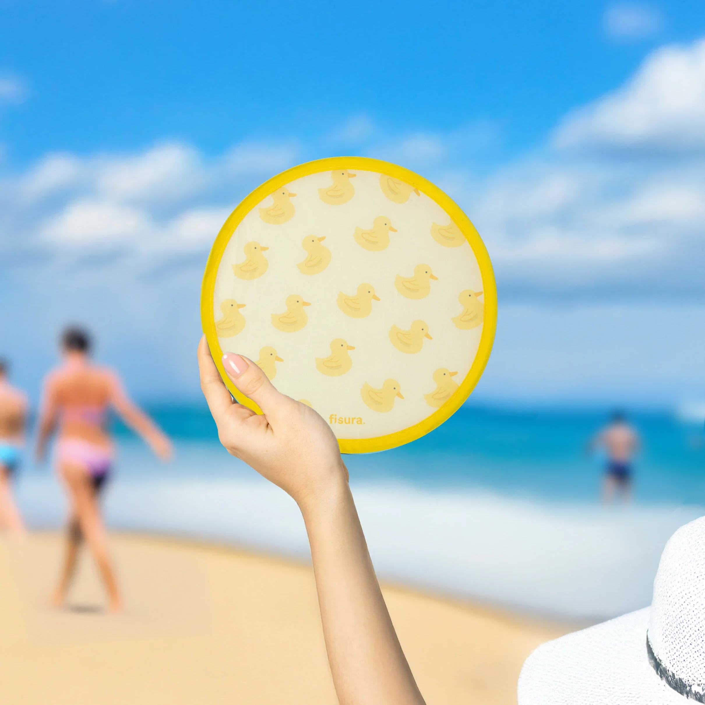 Abanico plegable “Patos” - Imagen 4