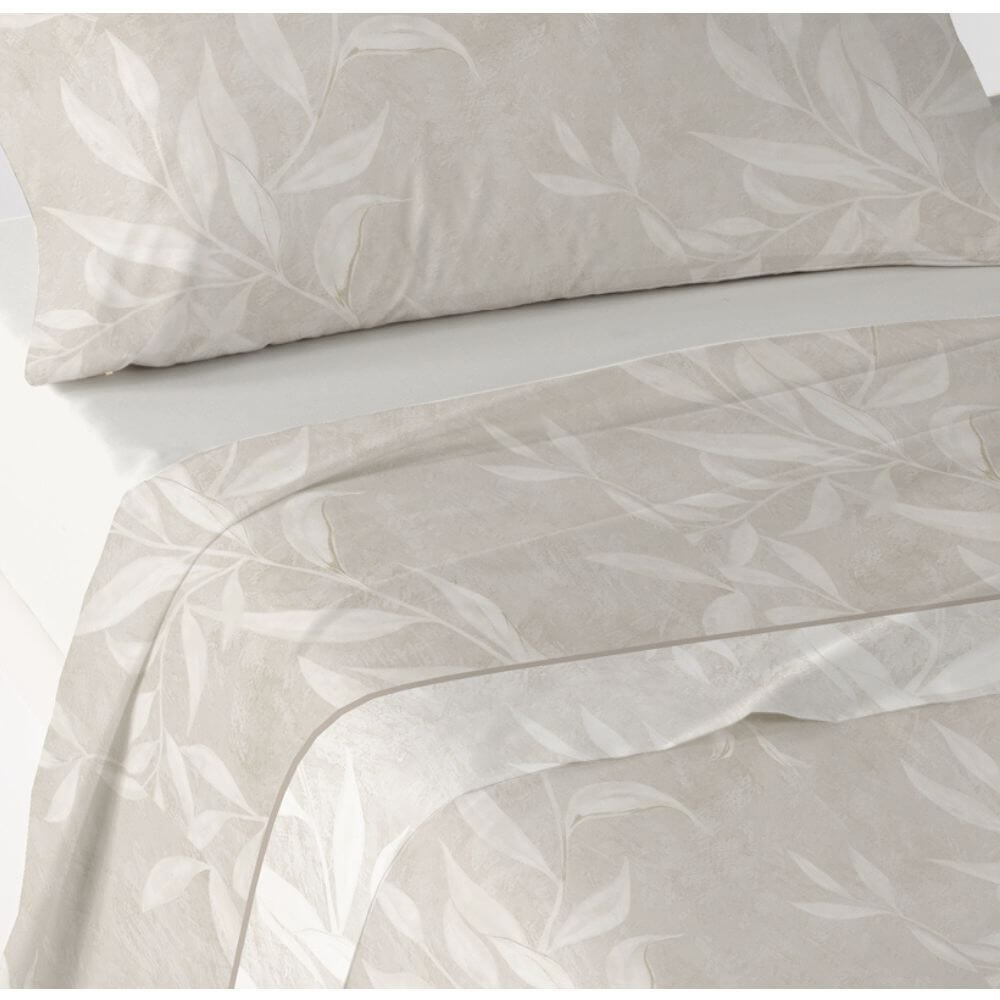 Coralina Juego de Sábana Asia Beige de Antilo - Imagen 2