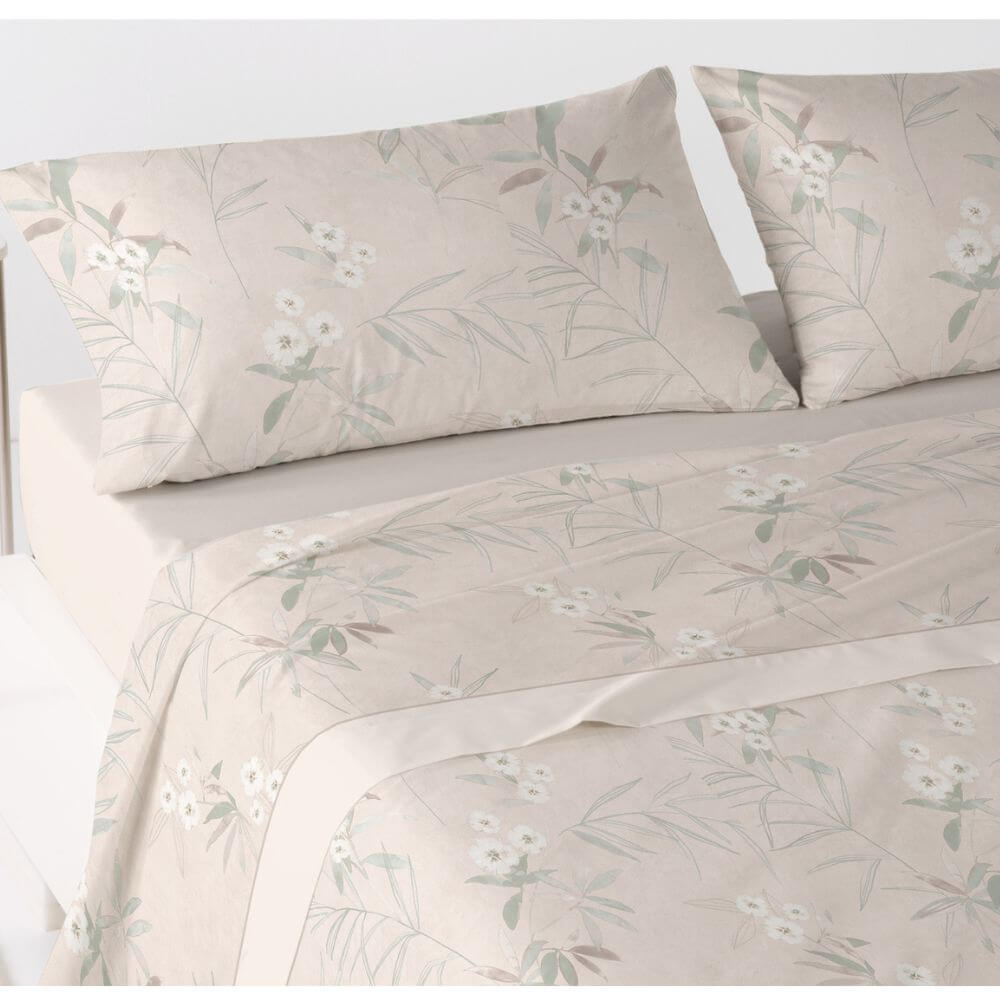 Coralina Juego de Sábana Isbel Nude de Antilo