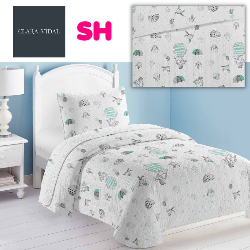 Champ Colcha Bouti Clara Vidal de 90 cm