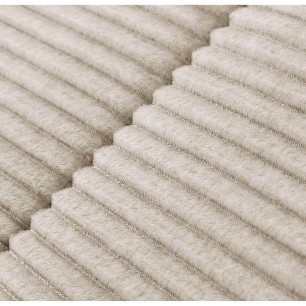 Edredón Borreguito Jaspeado Rayas Beige c.07-Lines Melange de MANTEROL - Imagen 2