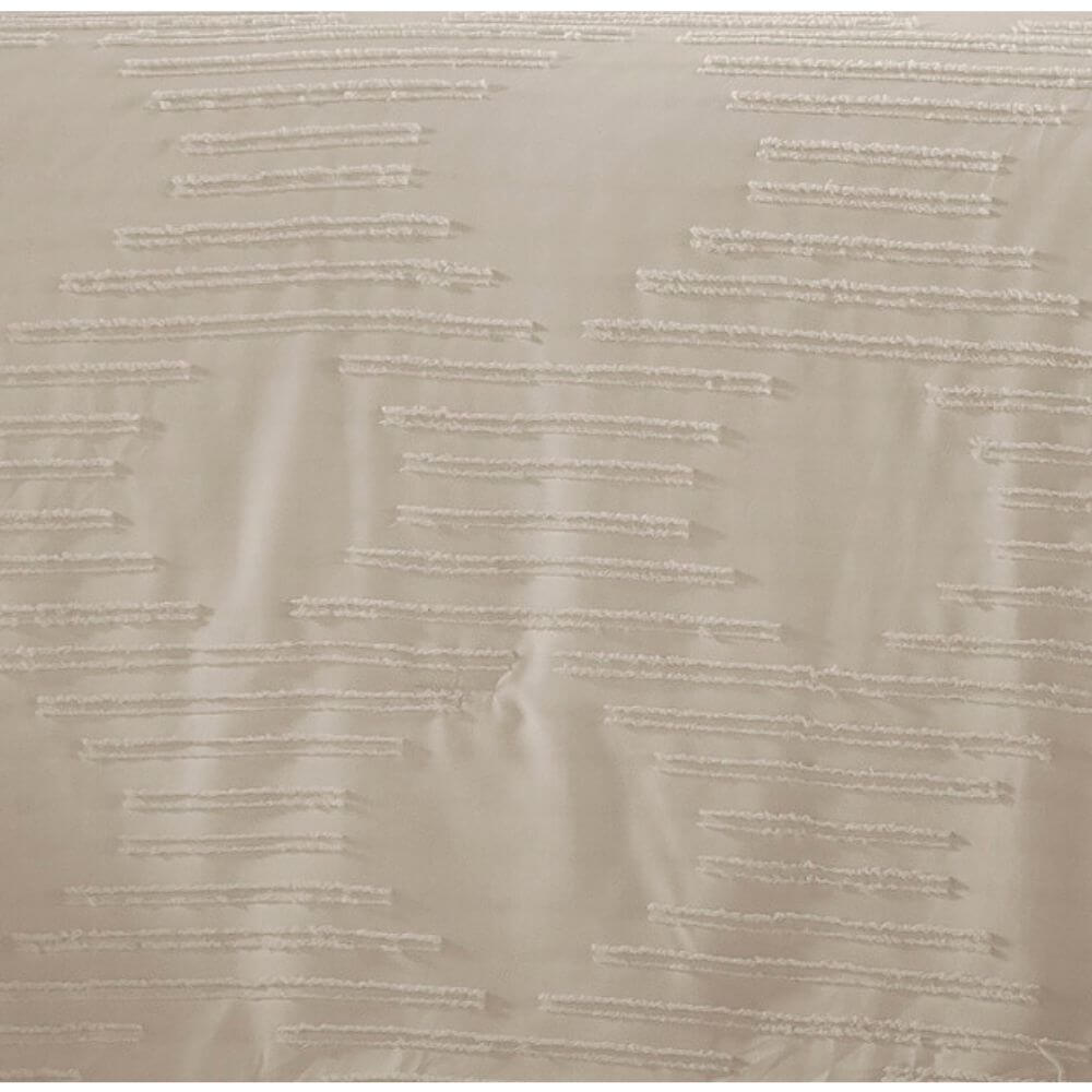 Edredón Colcha Bouti con relieve CHARLISE Beige de FUNDECO - Imagen 3