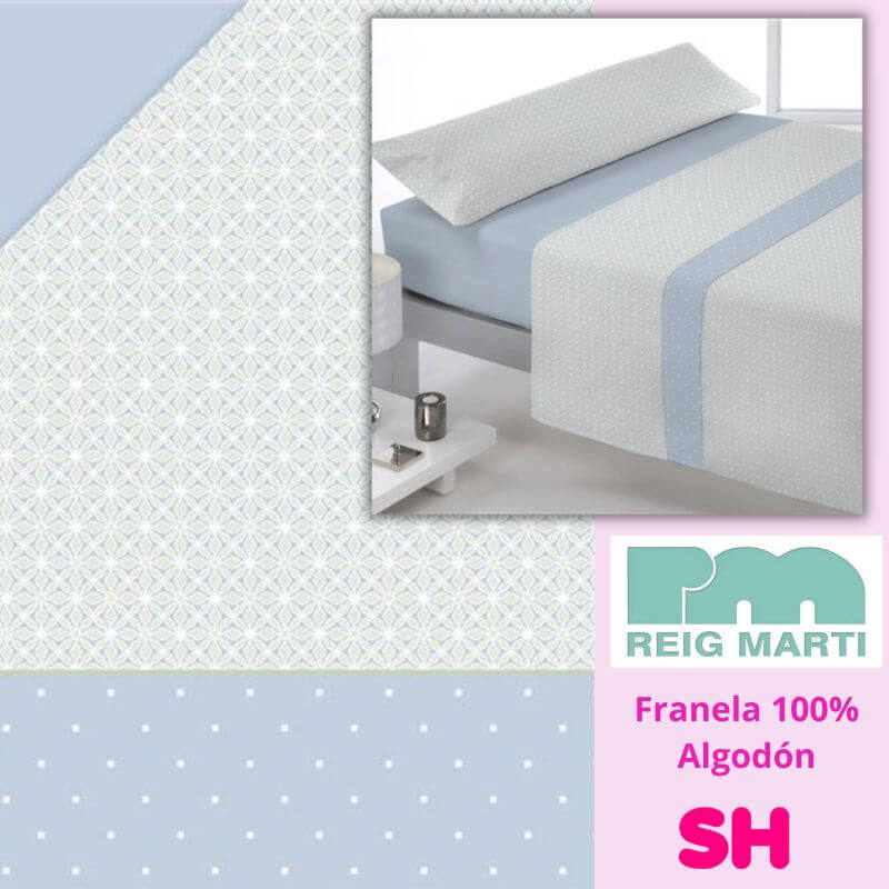 Kuhn Franela 100 % Algodón Reig Marti c.03 Azul