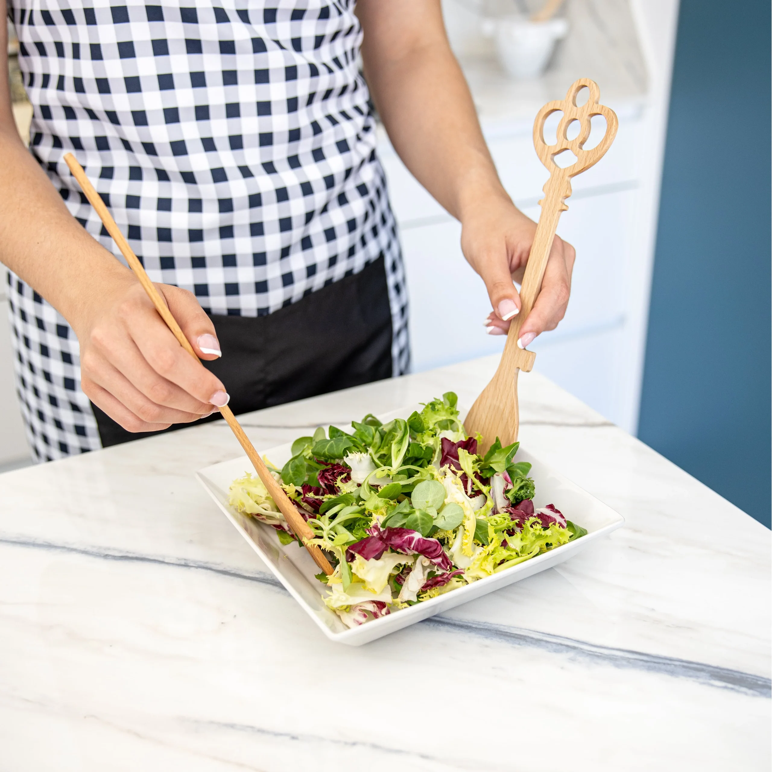 Cucharas de madera “llave castillo” (pack de 2) - Imagen 2