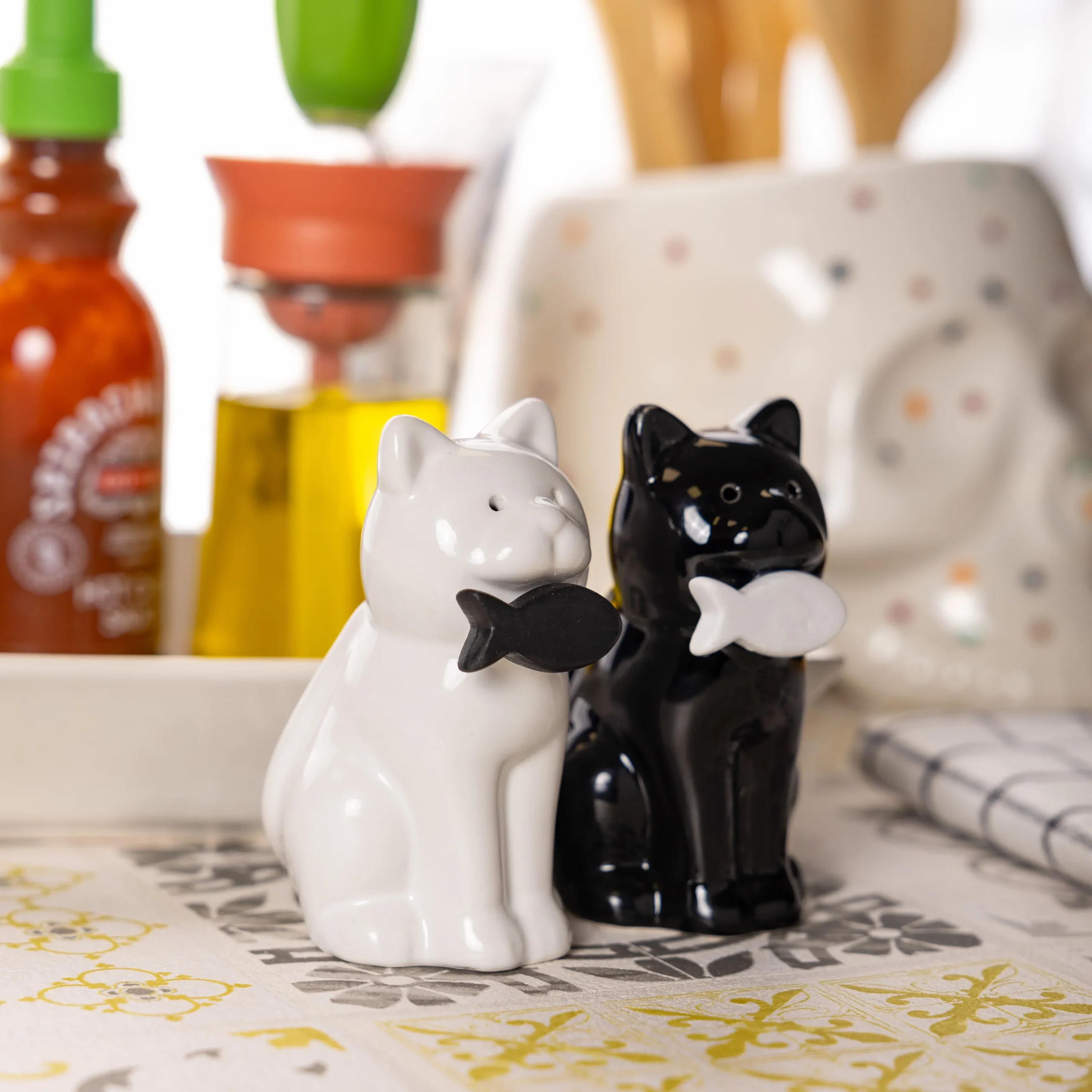 Salero y pimentero “gatos” - Imagen 5