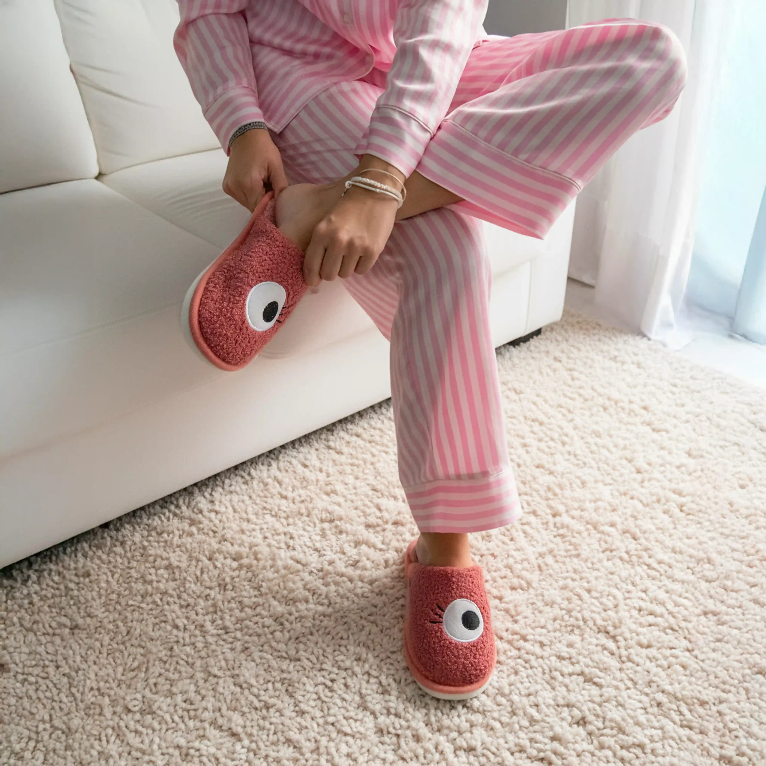 Zapatillas “Ojos” rosa - Imagen 6