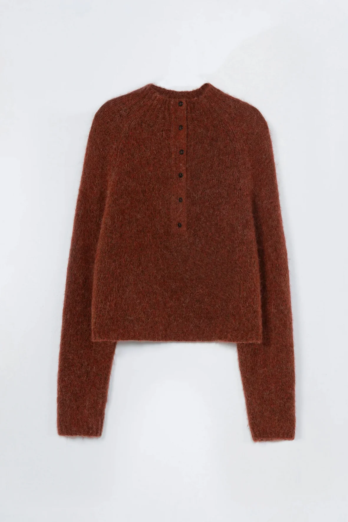 Jersey baby alpaca polo sweater A102226 - Imagen 4