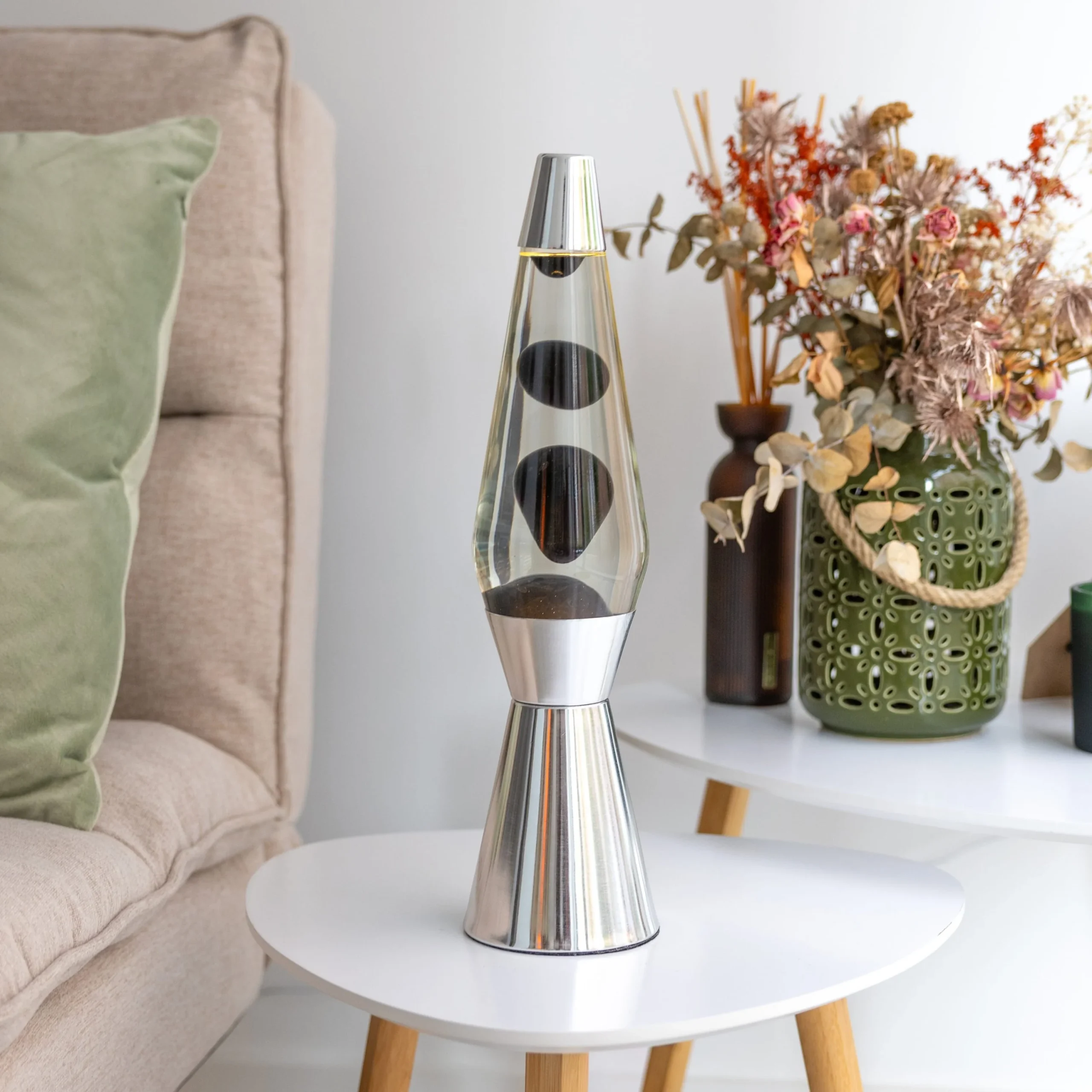 Lámpara de lava "bullet" negra - Imagen 5