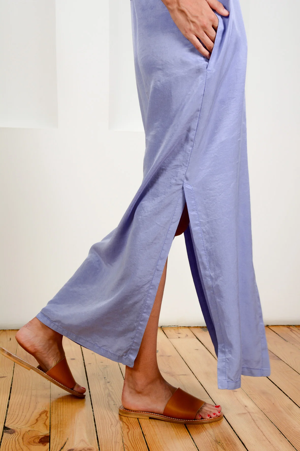 Vestido camisero manga corta largo A102082 - Imagen 5