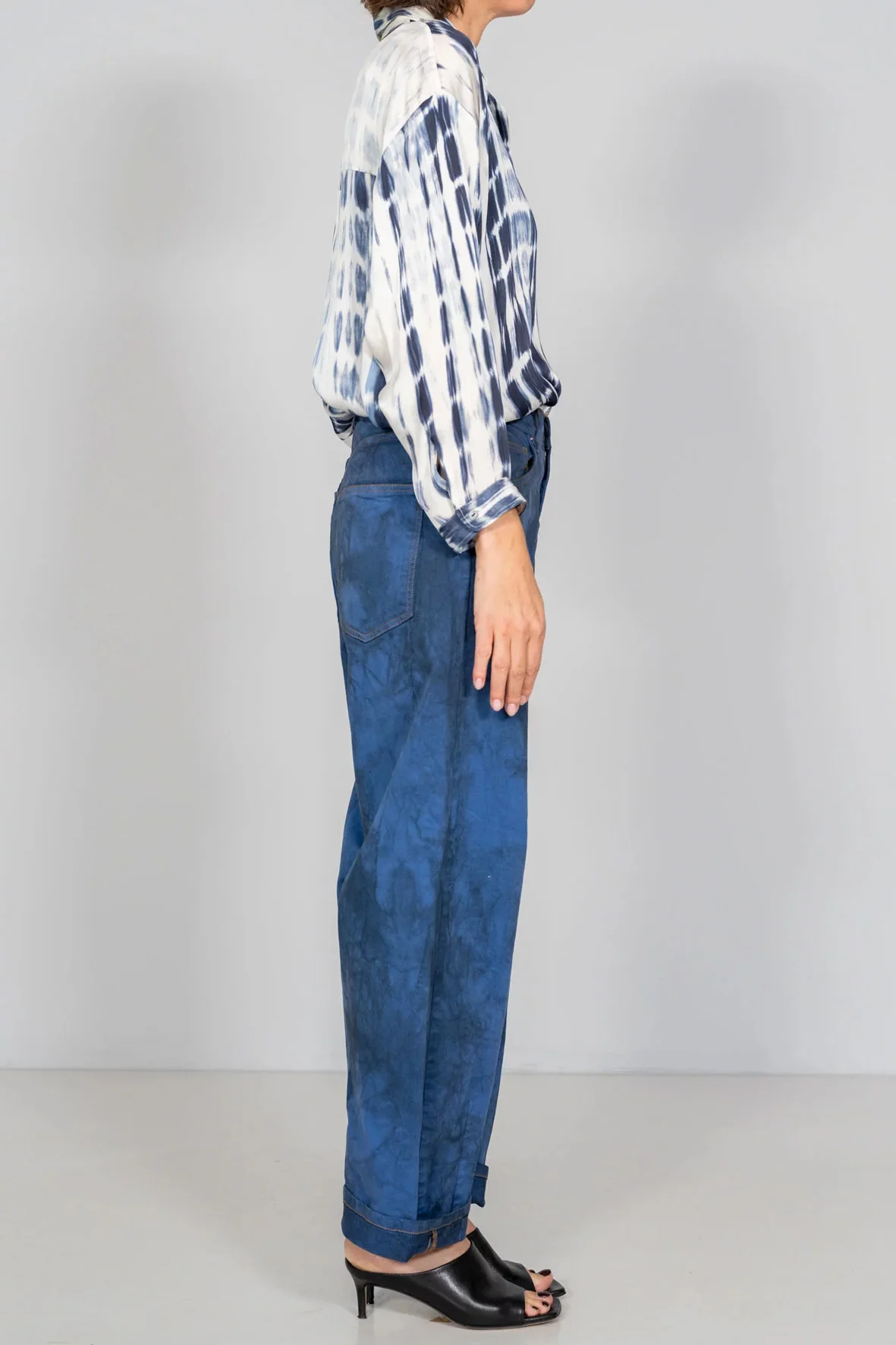 Pantalón maltinto denim A102030 - Imagen 3