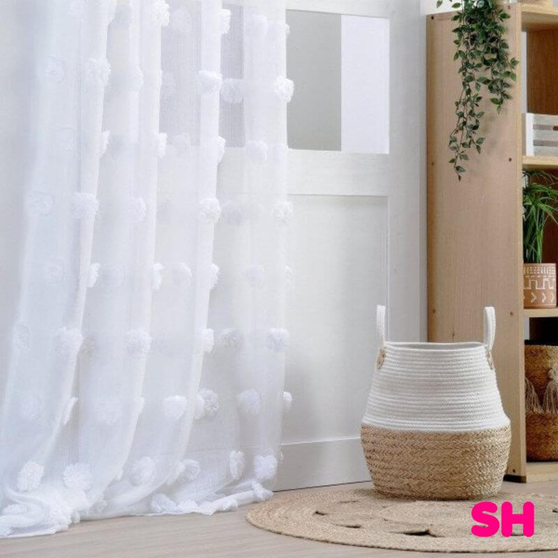 Pompinou Visillo 140×260 cm Blanc