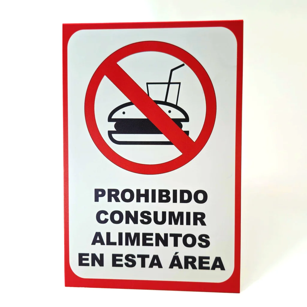 Rótulo prohibiciones 22.50x15cm - Imagen 7