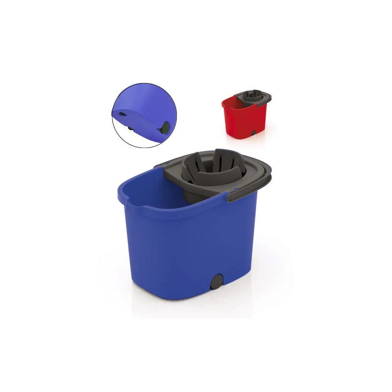 Balde con Ruedas y Exprimidor - 16L (1 Ud)
