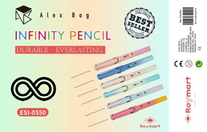 Lápiz Infinito Lápices Infinitos Con Goma Colores Pastel - Maped - Imagen 3