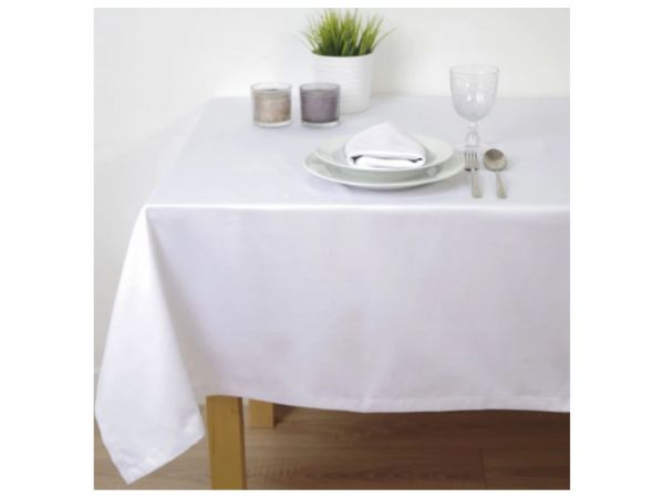 Mantel tela blanco 200x200cm P/1
