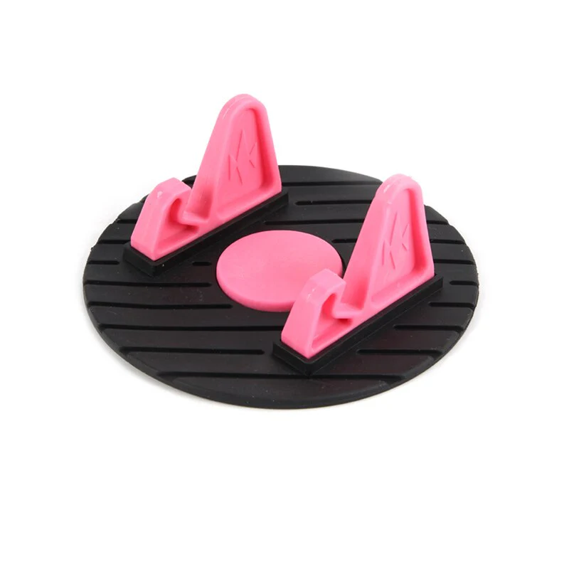 Mini universal soporte de coche para teléfono móvil ronda de silicona suave antideslizante estera GPS por gravedad - Imagen 8