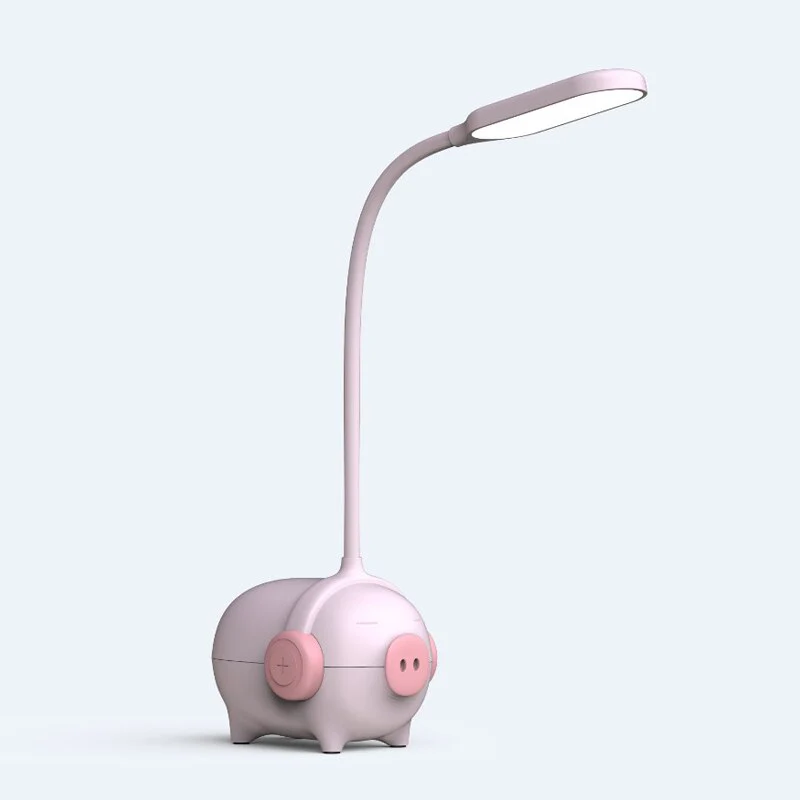 Lámpara De Mesa LED Recargable Por USB Para Niños, Con Protección Ocular,3 Modos De Iluminación, Brillo Ajustable, Regulable-9055A - Imagen 8