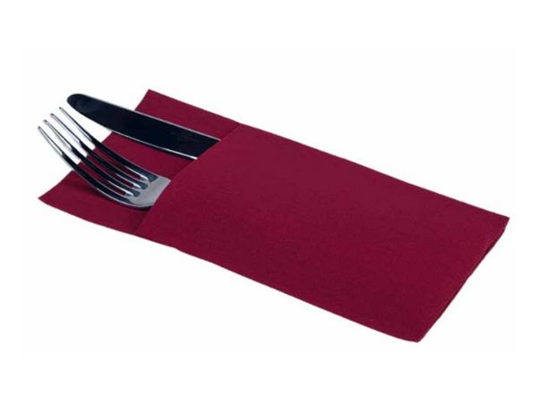 Servilleta 40×40 P.Punta Cangu Burdeos P/960