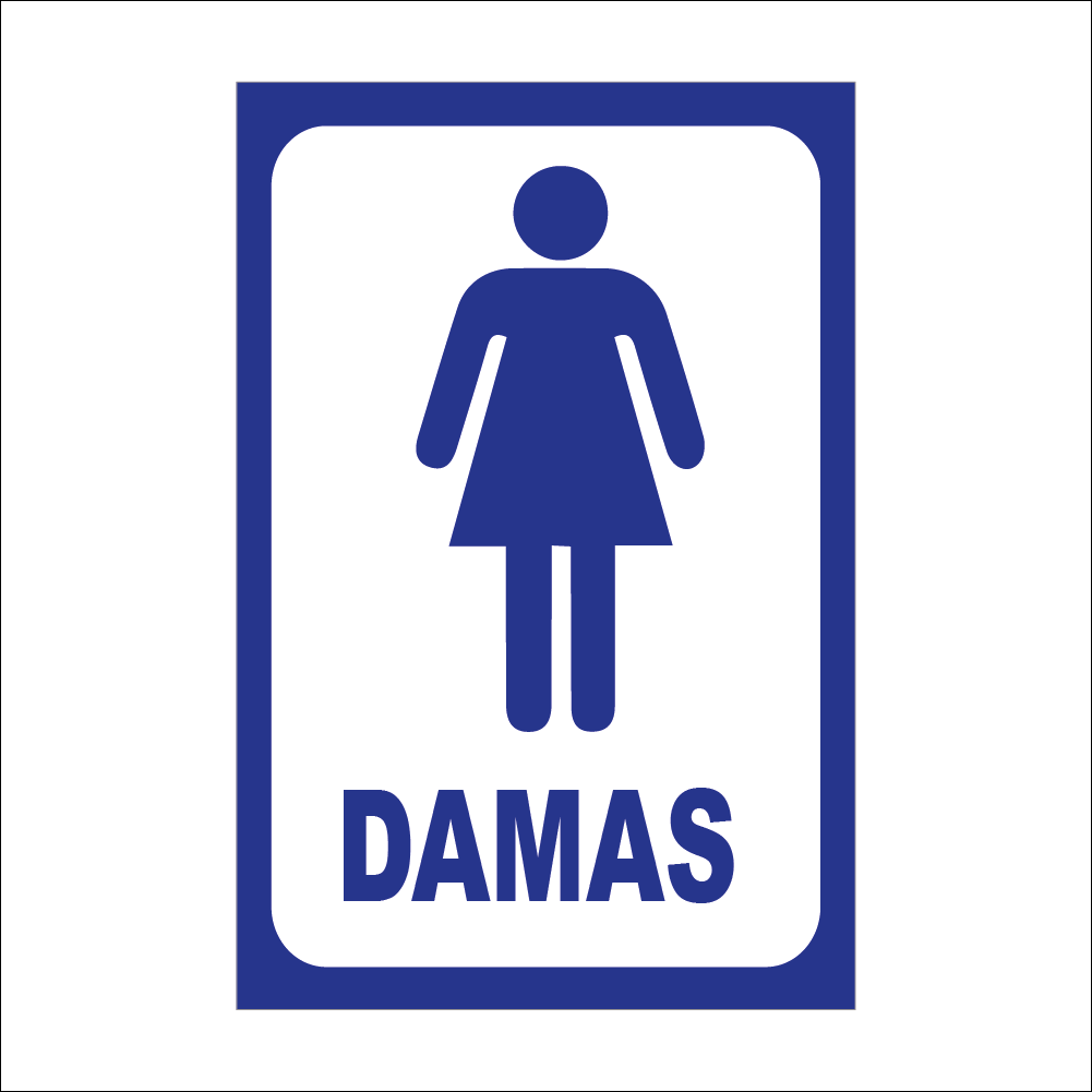 Rótulo baños 18x13cm - Imagen 3