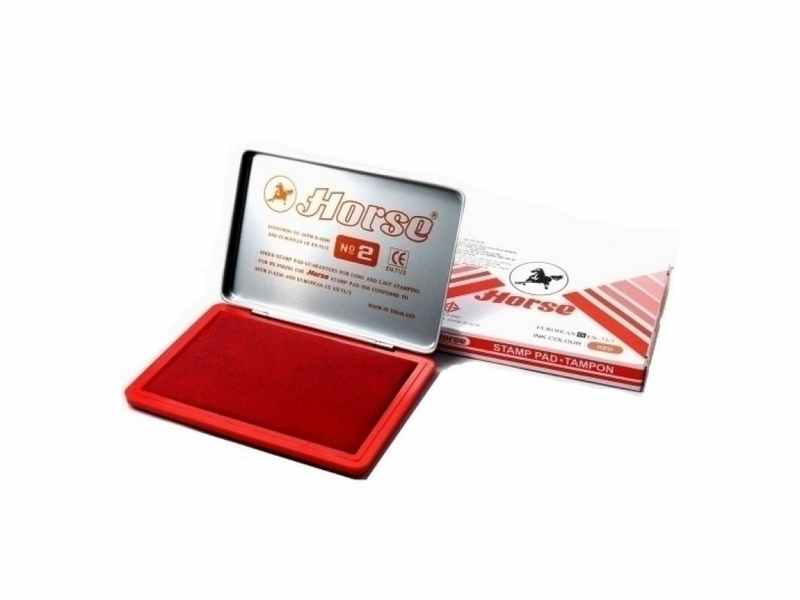 Tampón Nº 2 - Azul - Rojo - Negro - Verde - Para Sellos Horse - Imagen 3